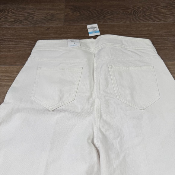 J. McLaughlin Hastings Jeans White Sz 12 NWT Sailor High Waist Summer Denim - Picture 13 of 16